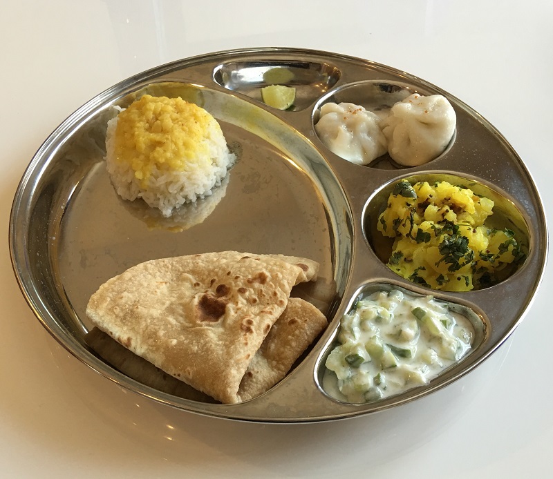 Traditional Marathi meal