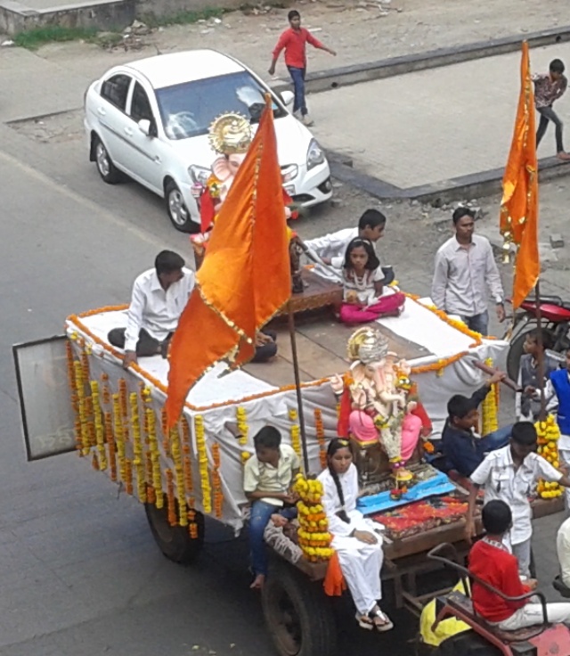 Ganesh Procession.