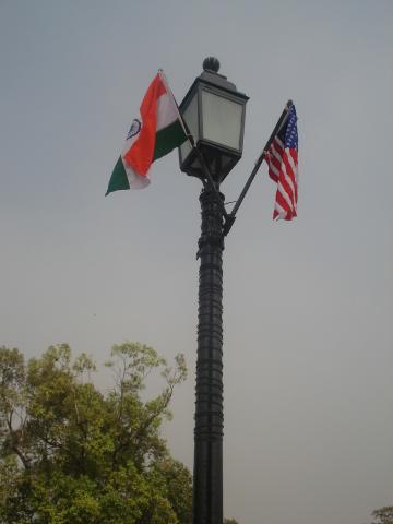 India US Flags